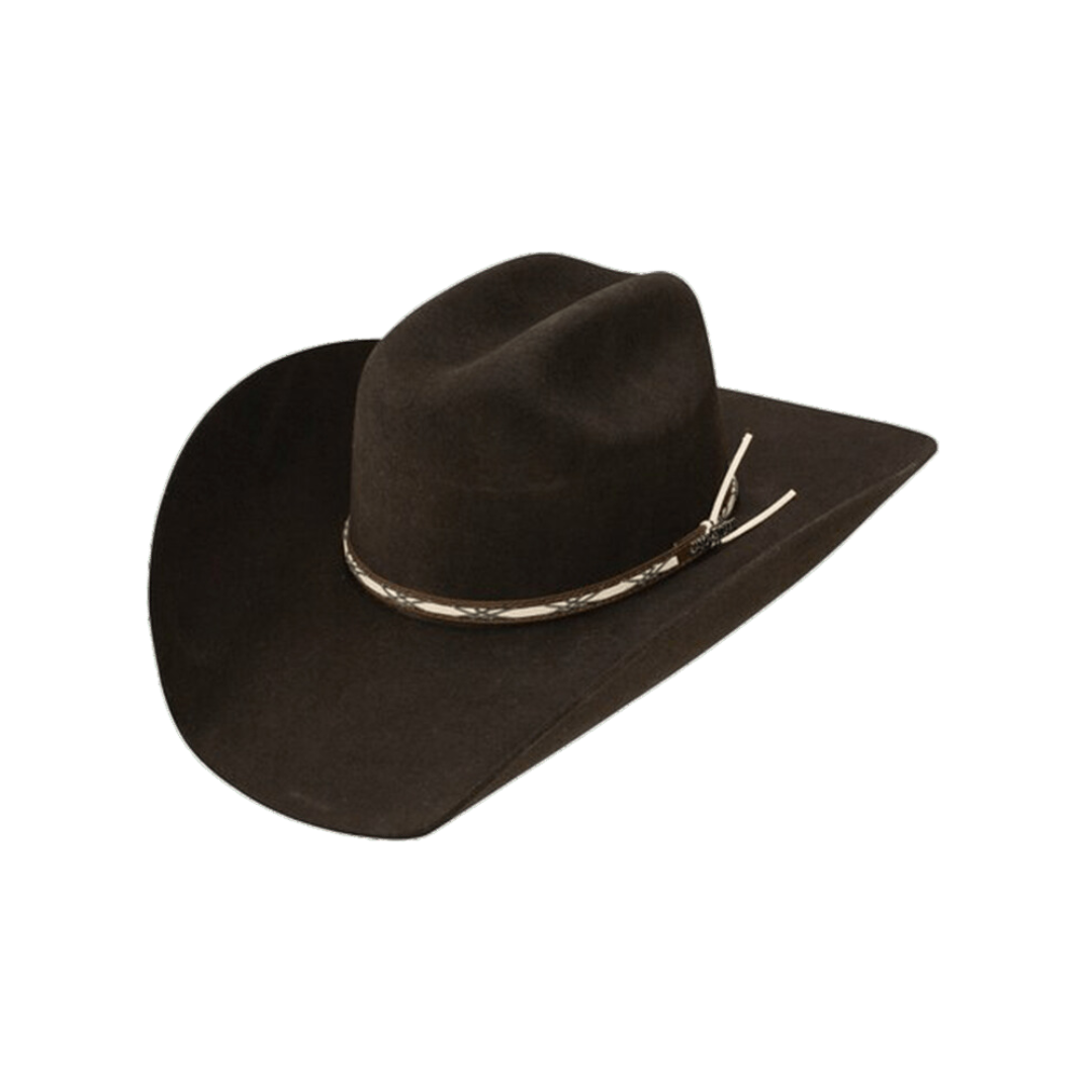 Resistol Hats 4x Amarillo Sky Chocolate Black Wool Felt Hat