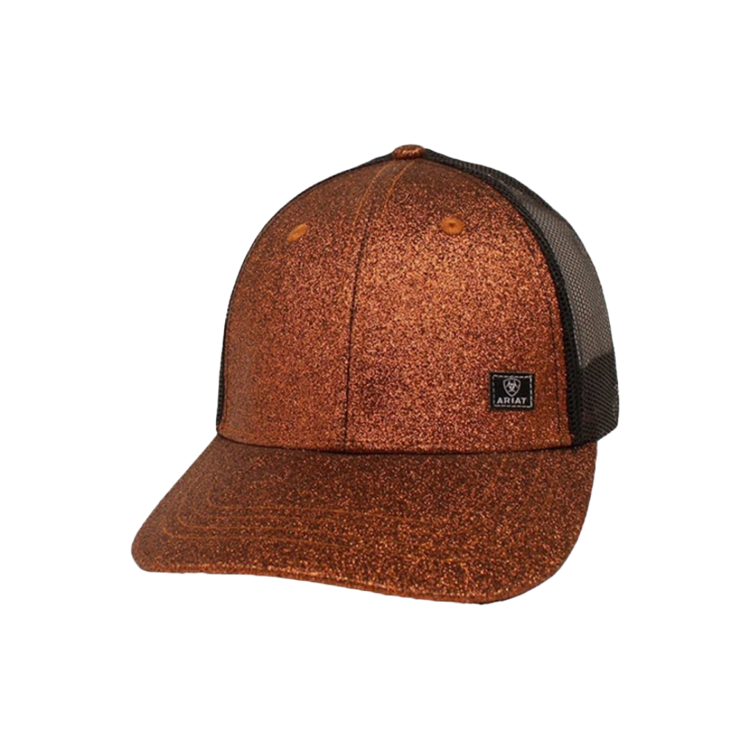 Ariat Women's Glitter Orange Mesh Cap