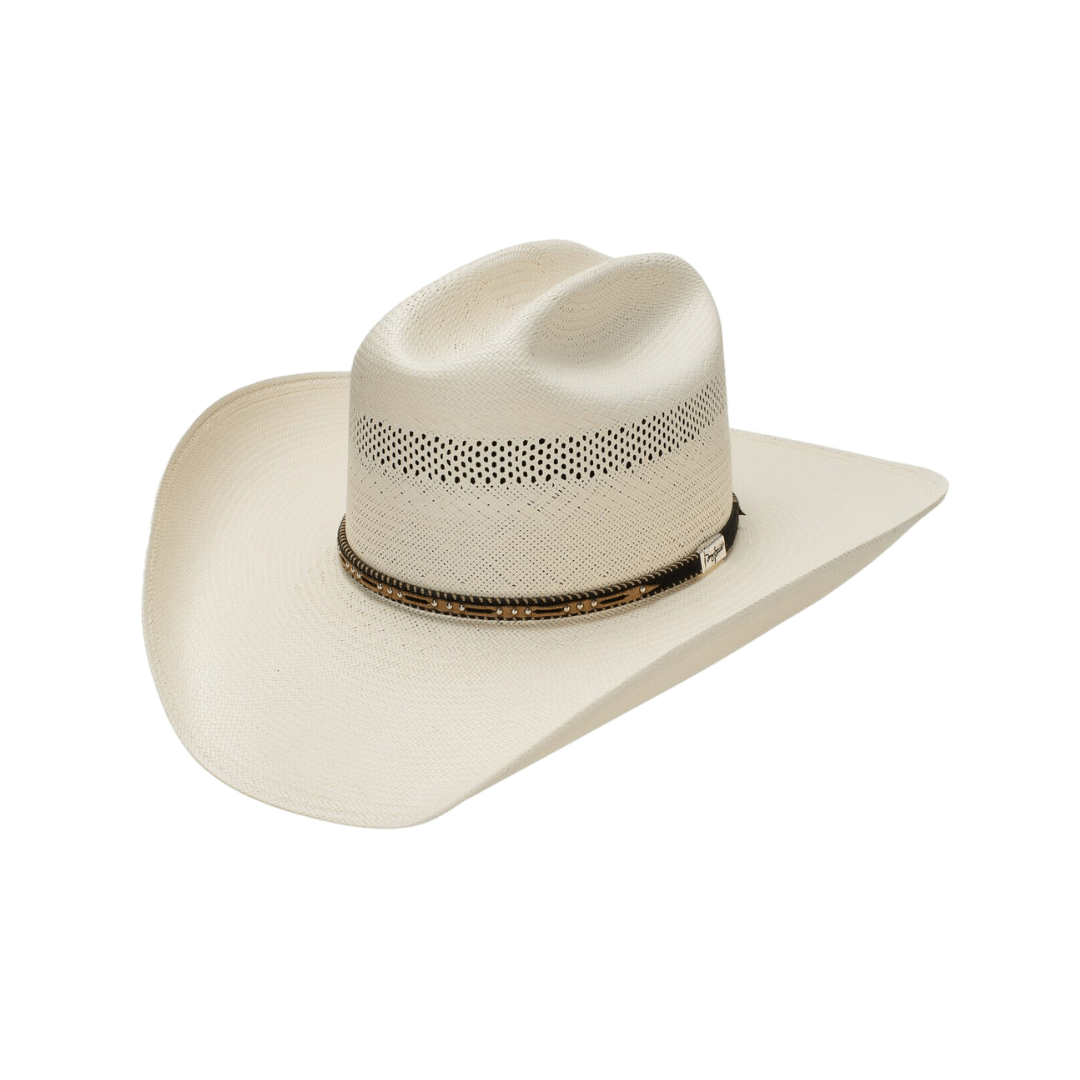 Resistol Hats 10x Saddlebrook White Vented Crown Hat