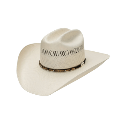 Resistol Hats 10x Saddlebrook White Vented Crown Hat