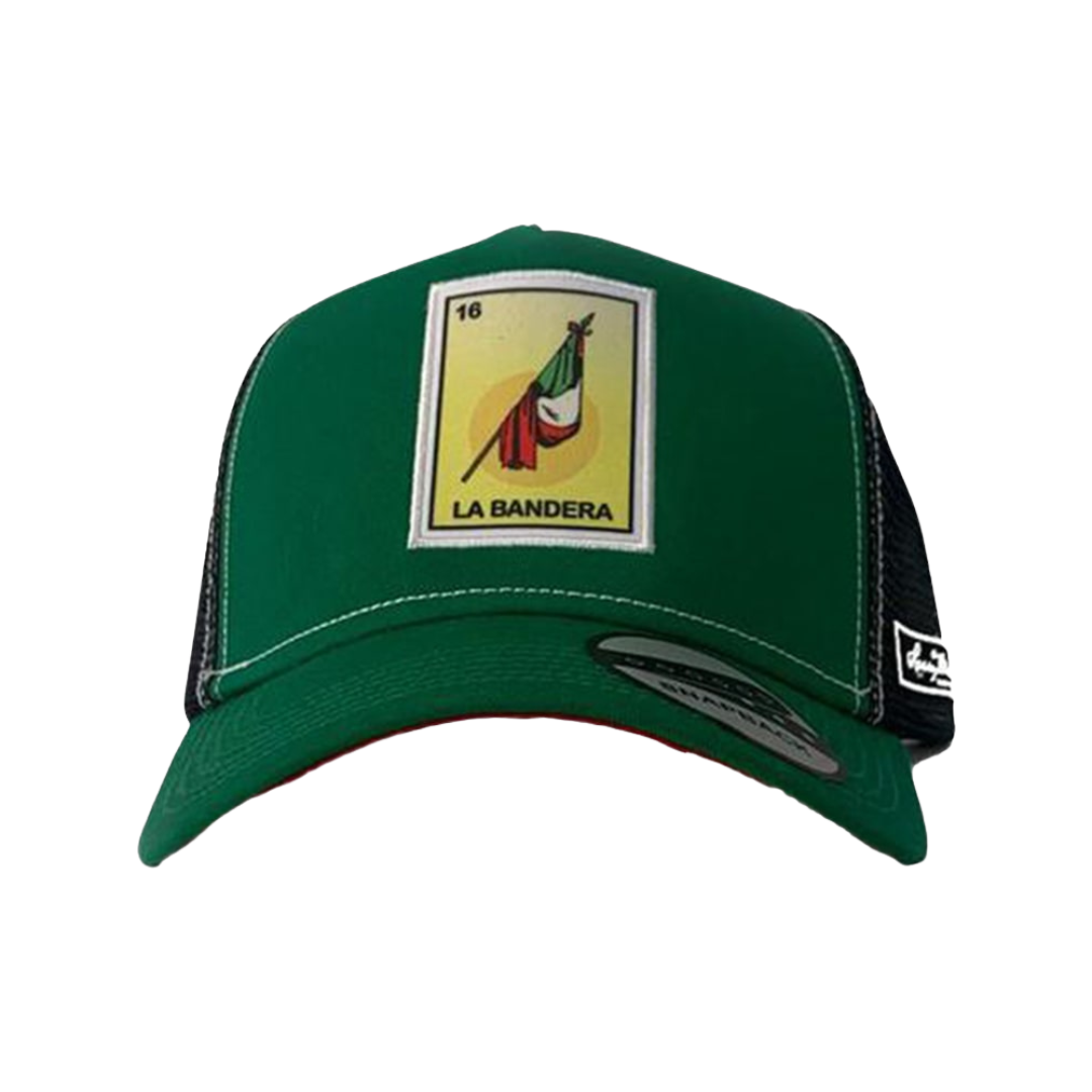 Milano Hats Green La Bandera Mesh Cap