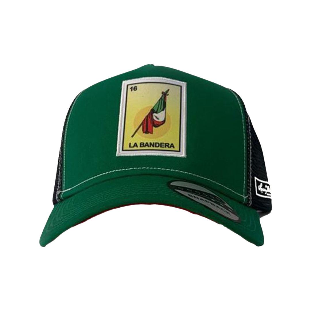 Milano Hats Men's La Bandera Mesh Green Cap