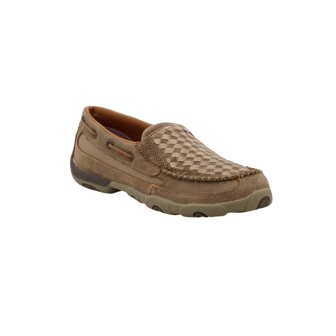 Twisted X Women's Slip Driving Bomber Brown Shoes