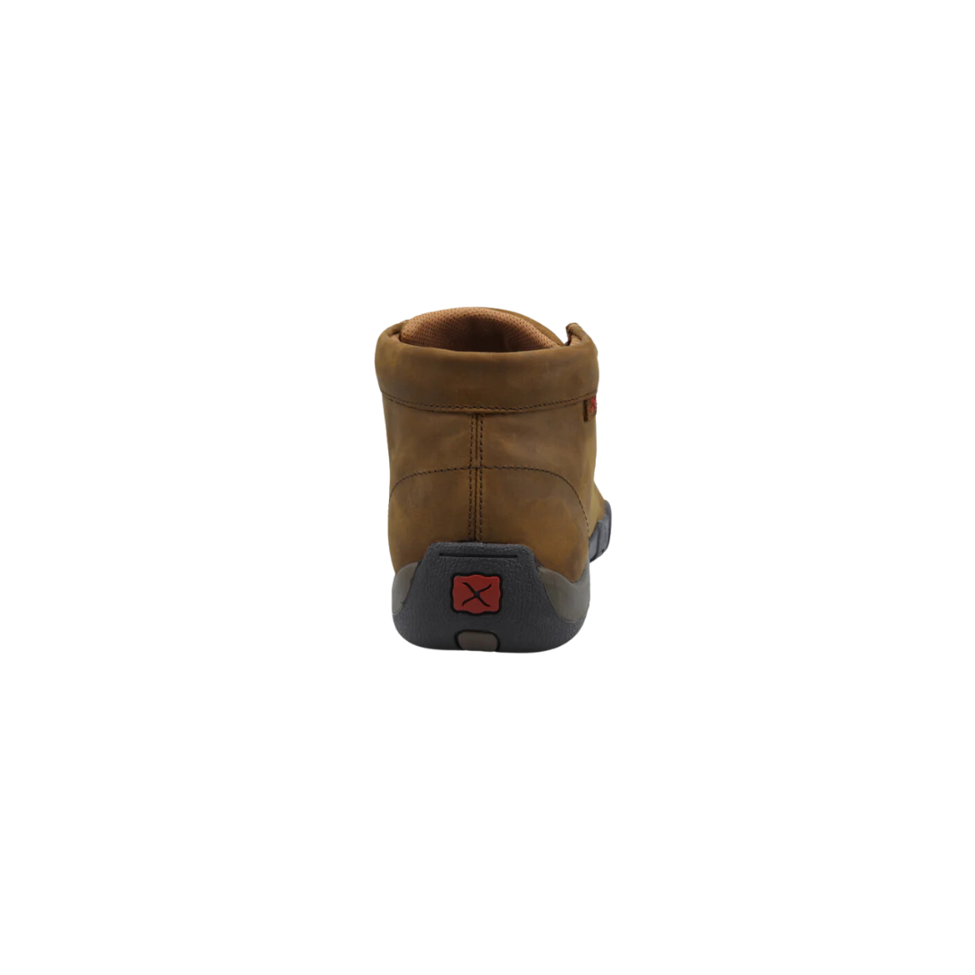 Twisted X Men's Distressed Saddle Steel Toe Brown Shoes