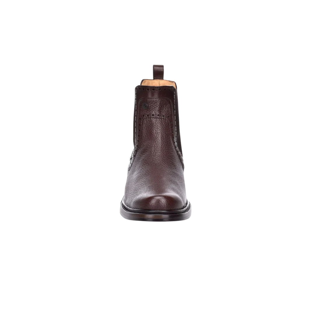Cuadra Men's Leather Ankle Brown Boots