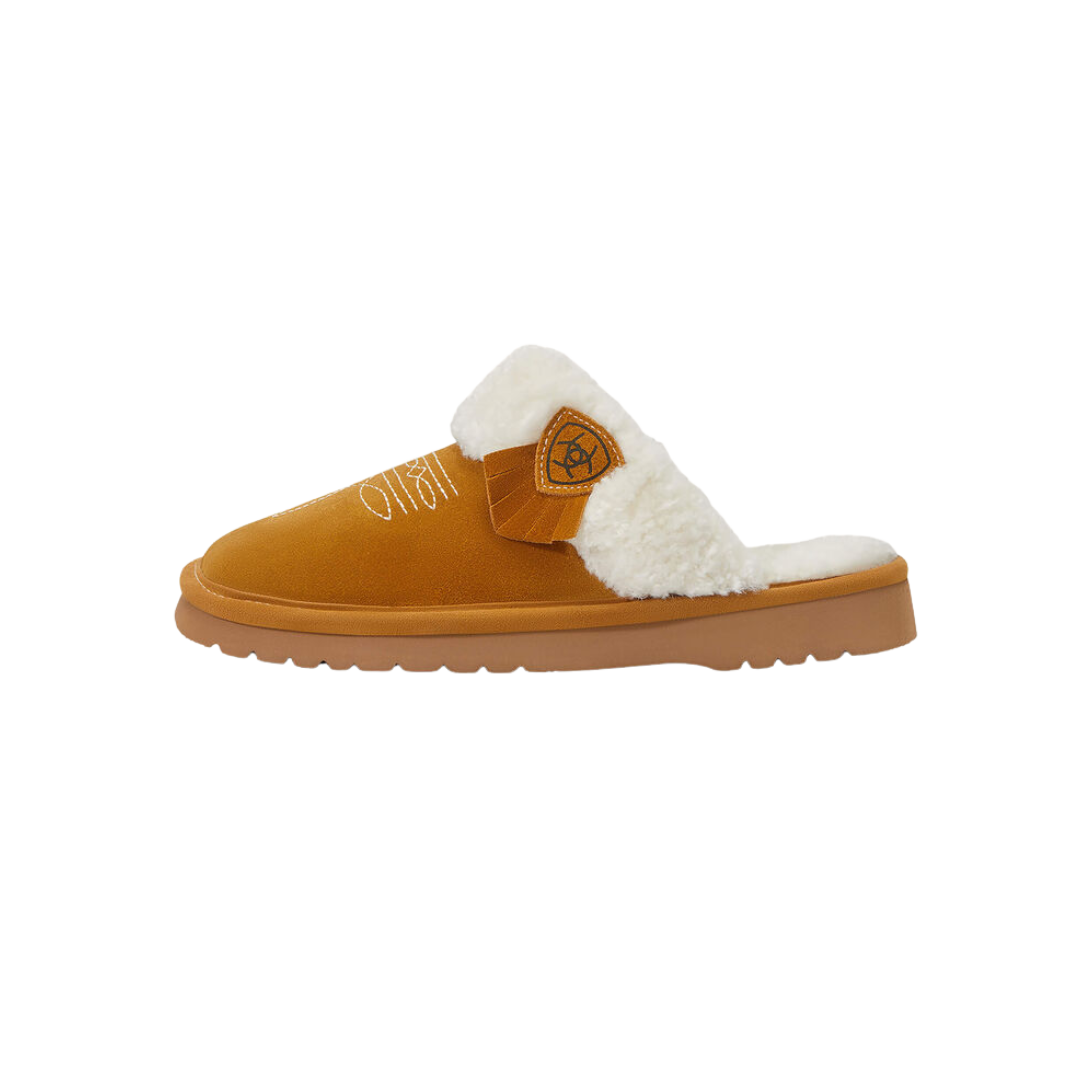 Ariat Women's Jackie Square Toe Chesnut Slipper