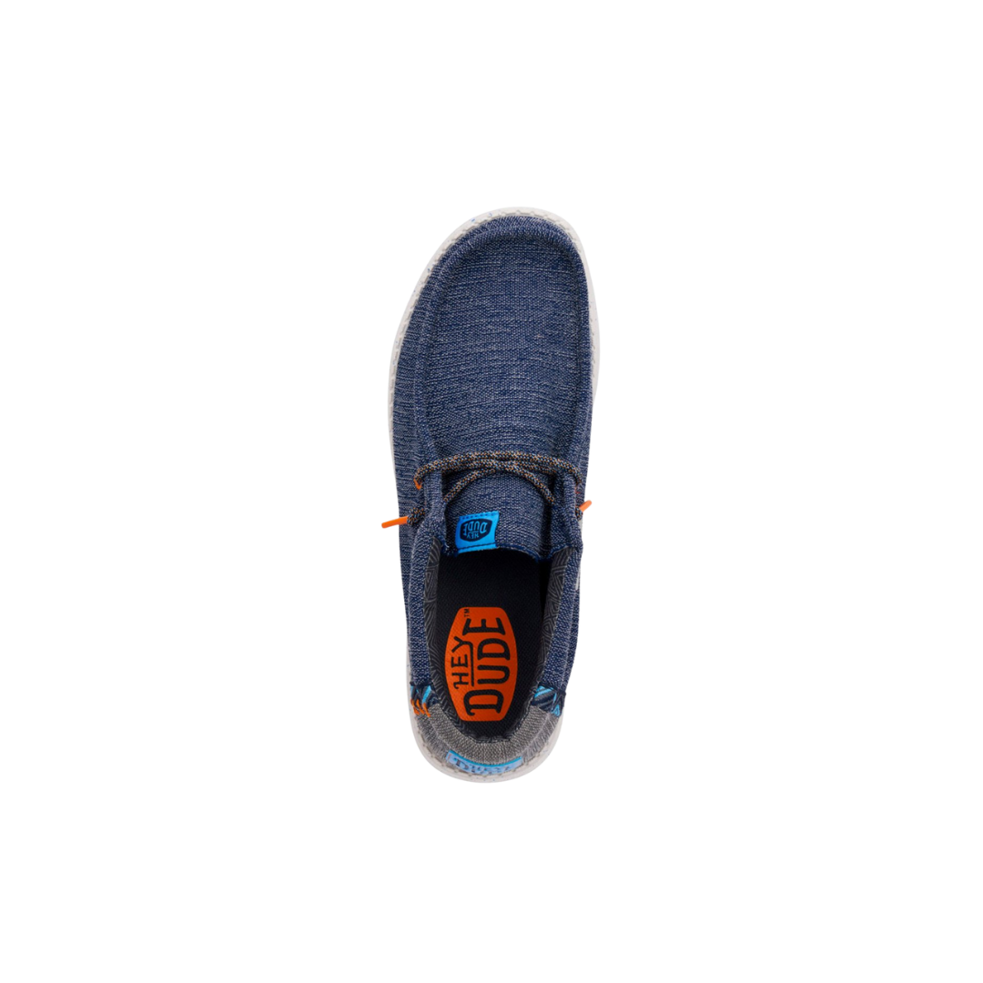 Hey Dude Men's Wally Coastline Blue Shoes