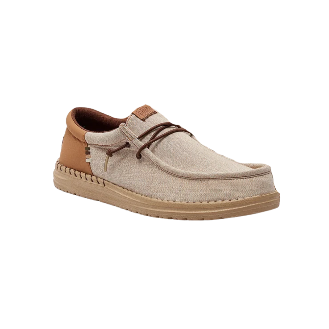 Hey Dude Men's Wally Funk Brown Shoes