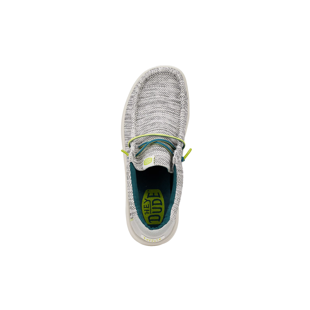 Hey Dude Men's Wally H2O Mesh White Shoes