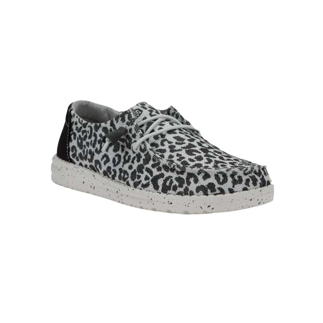 Hey Dude Women's Wendy Leopard Grey Shoes