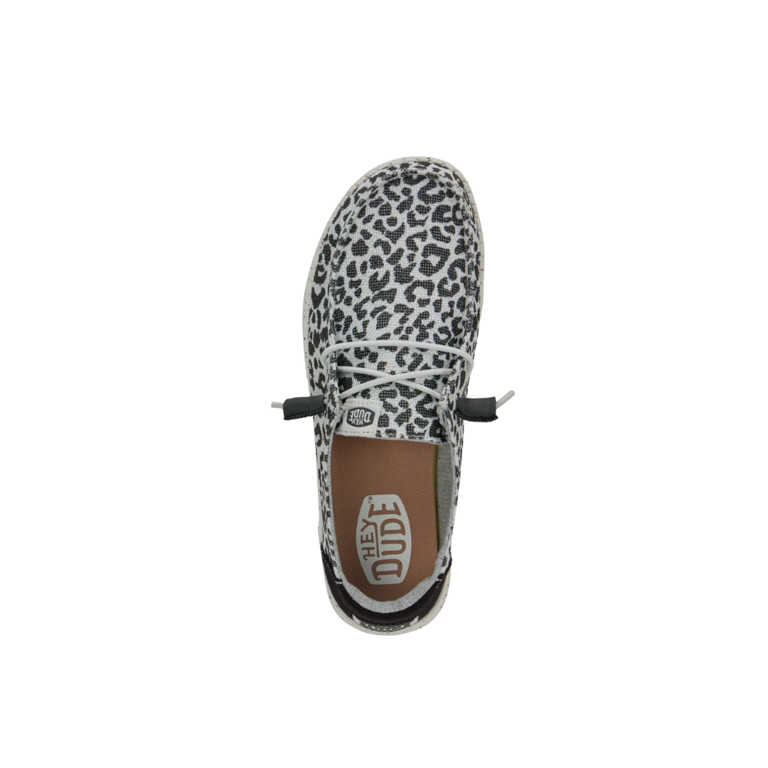 Hey Dude Women's Wendy Leopard Grey Shoes