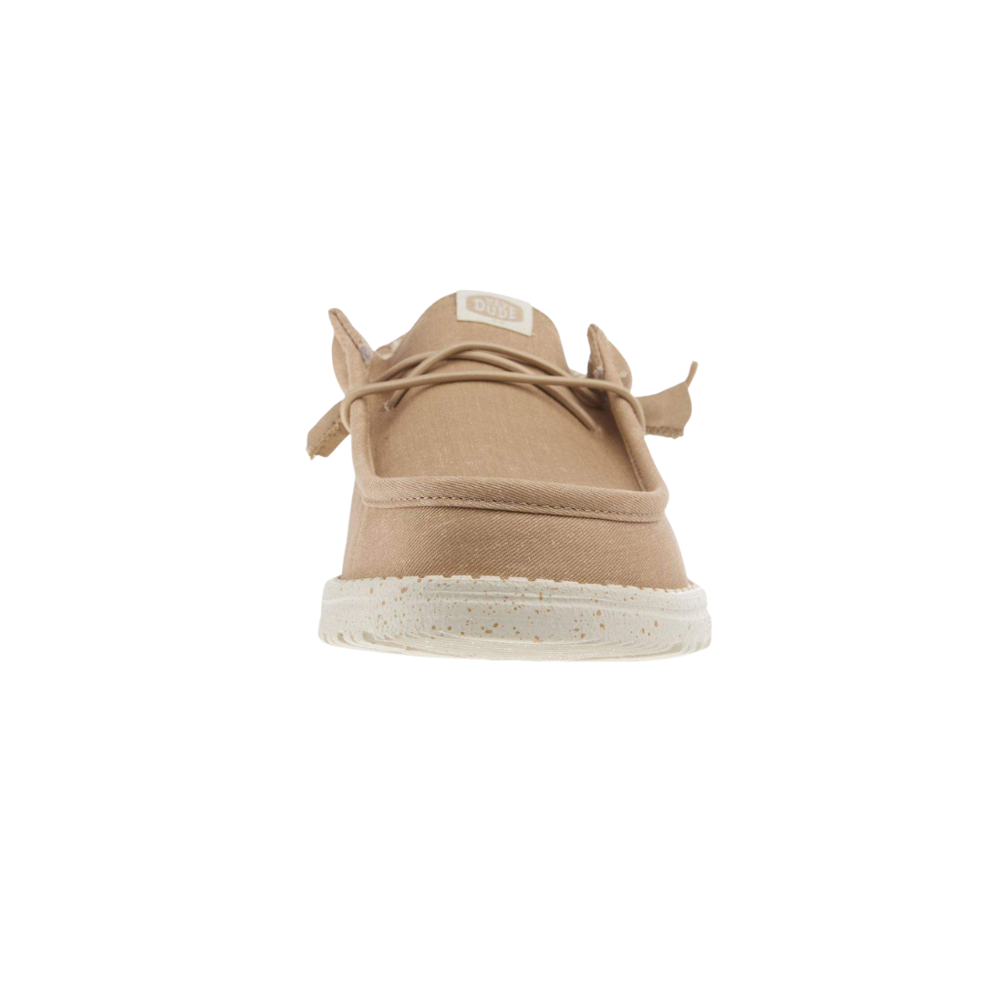 Hey Dude Men's Wally Canvas Tan Shoes