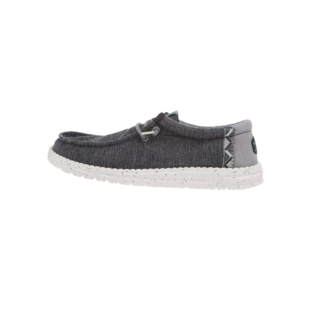 Hey Dude Men's Wally Coastline Black Shoes