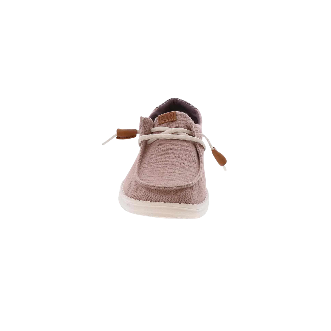 Hey Dude Women's Wendy Slub Baja Stripe Purple Shoes