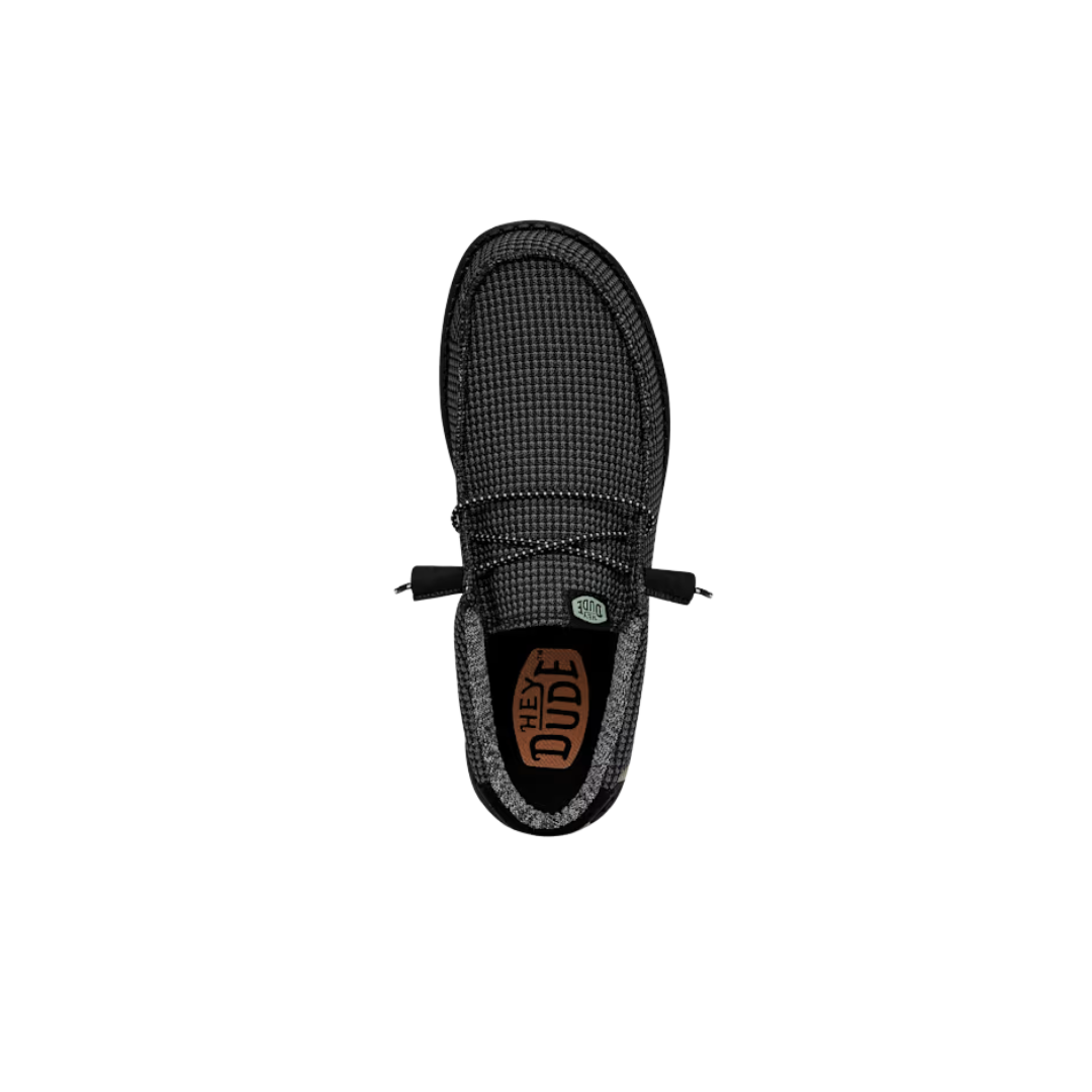 Hey Dude Men's Wally Sport Mesh Black Shoes