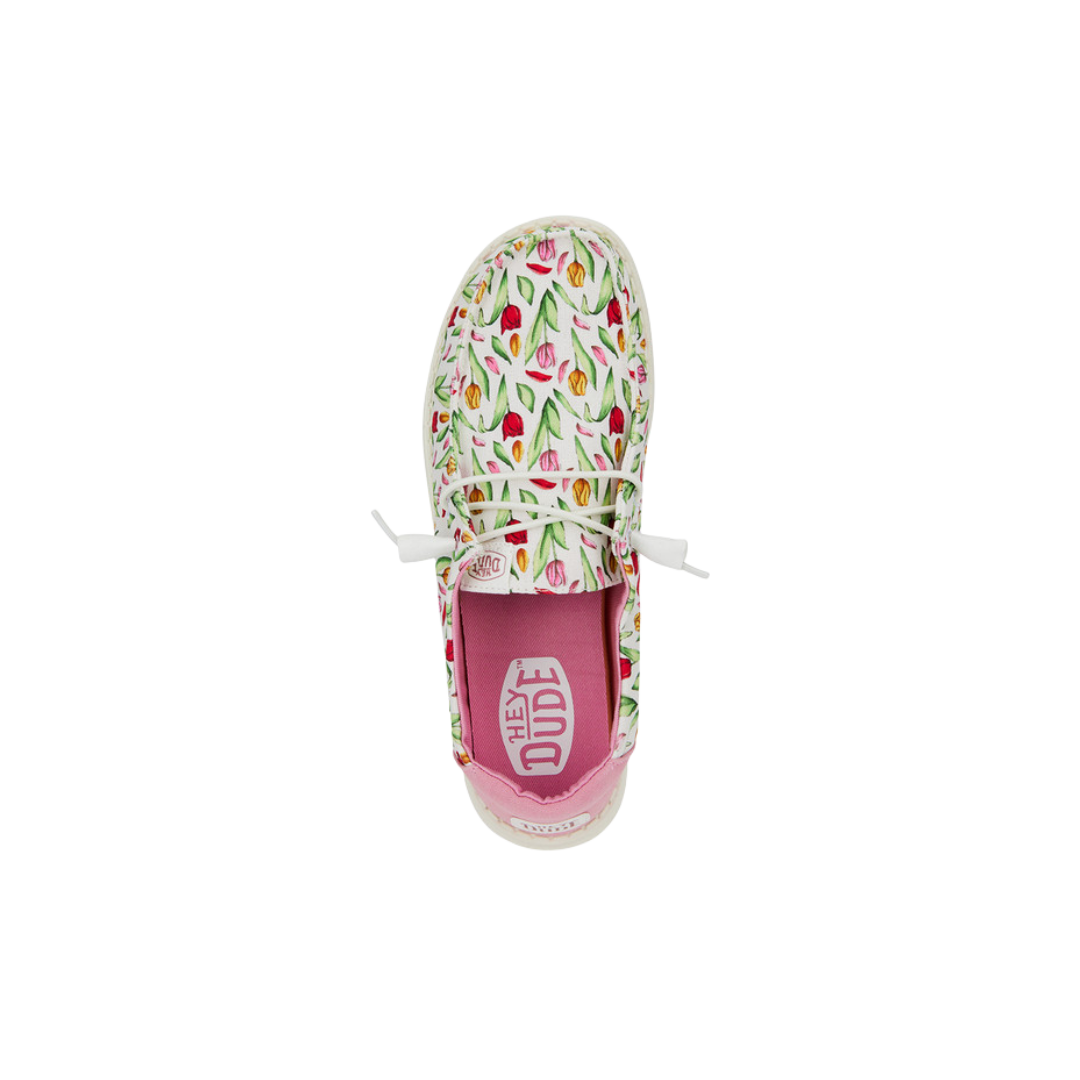 Hey Dude Wendy Women's Flora Tulip Grey Moc