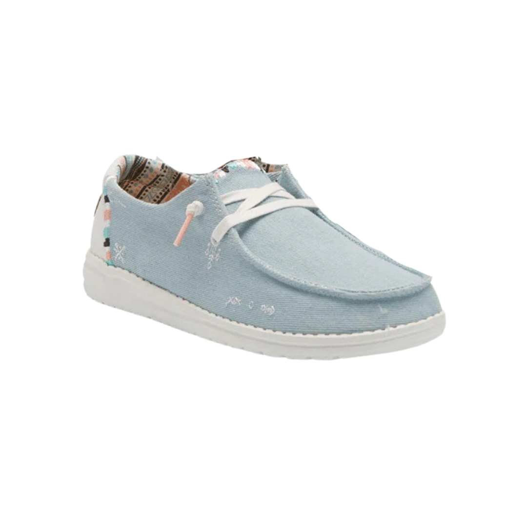 Hey Dude Women's Wendy Boho Light Denim Shoes