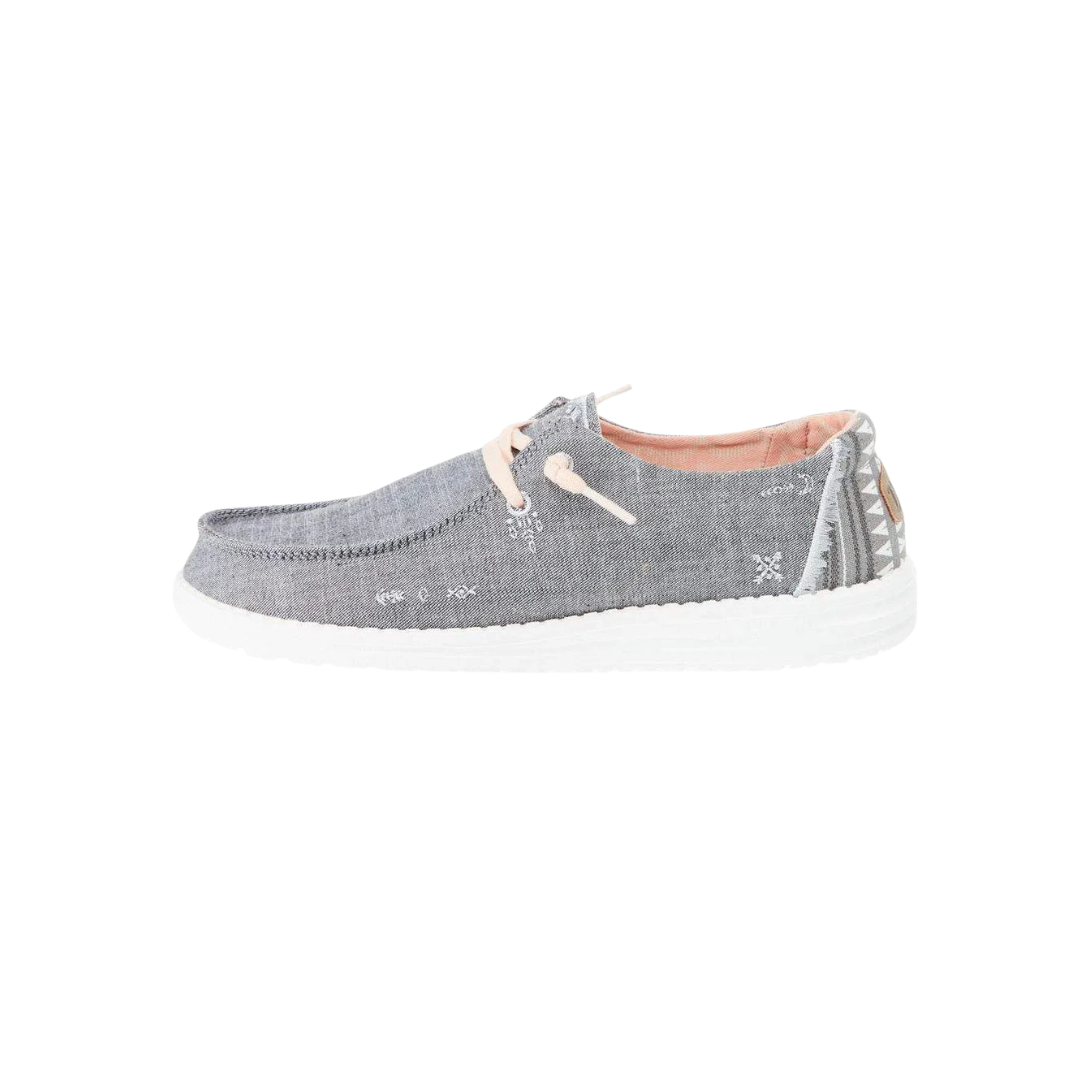 Hey Dude Women's Wendy Boho Footwear Grey Shoes