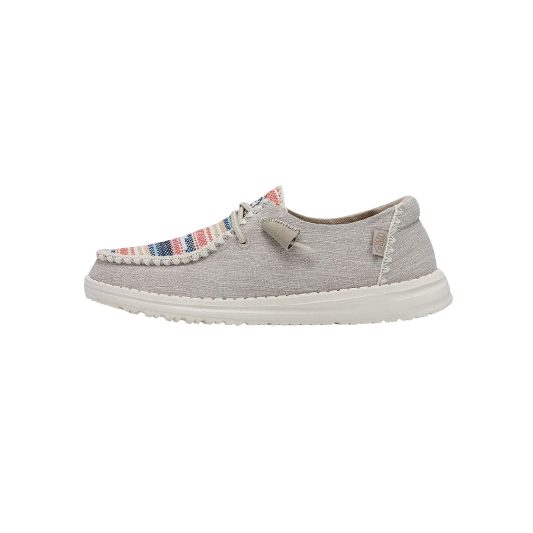 Hey Dude Women's We Boho Bryce White Shoes
