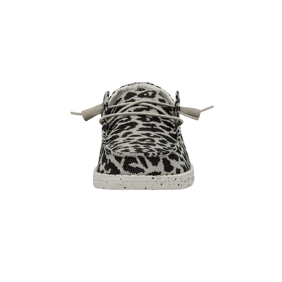 Hey Dude Women's Cheetah Wendy Woven Grey Shoes