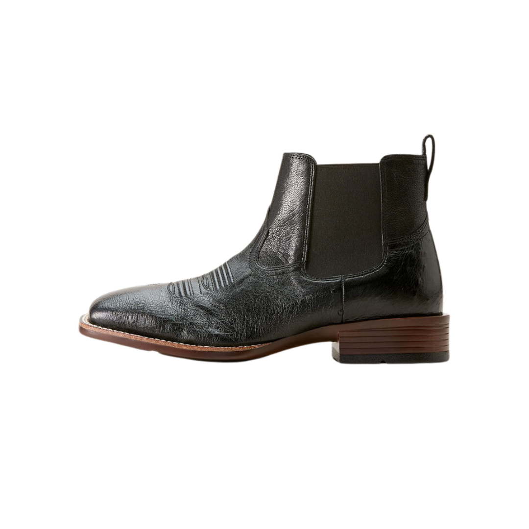Ariat Men's Booker Chelsea Wide Jet Black Smooth Boots