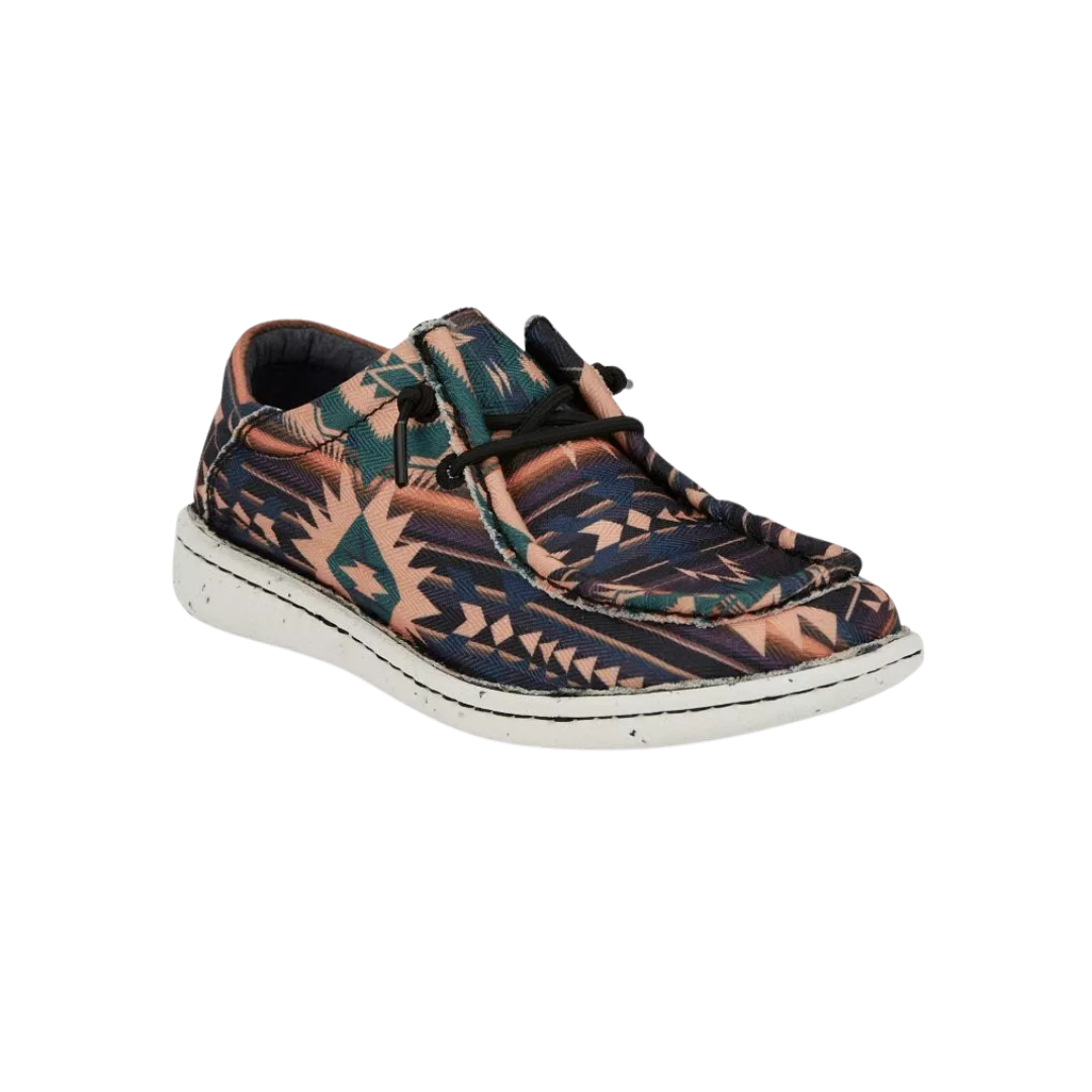 Justin Women's Hazer Print Prism Mocc Multicolor Shoe