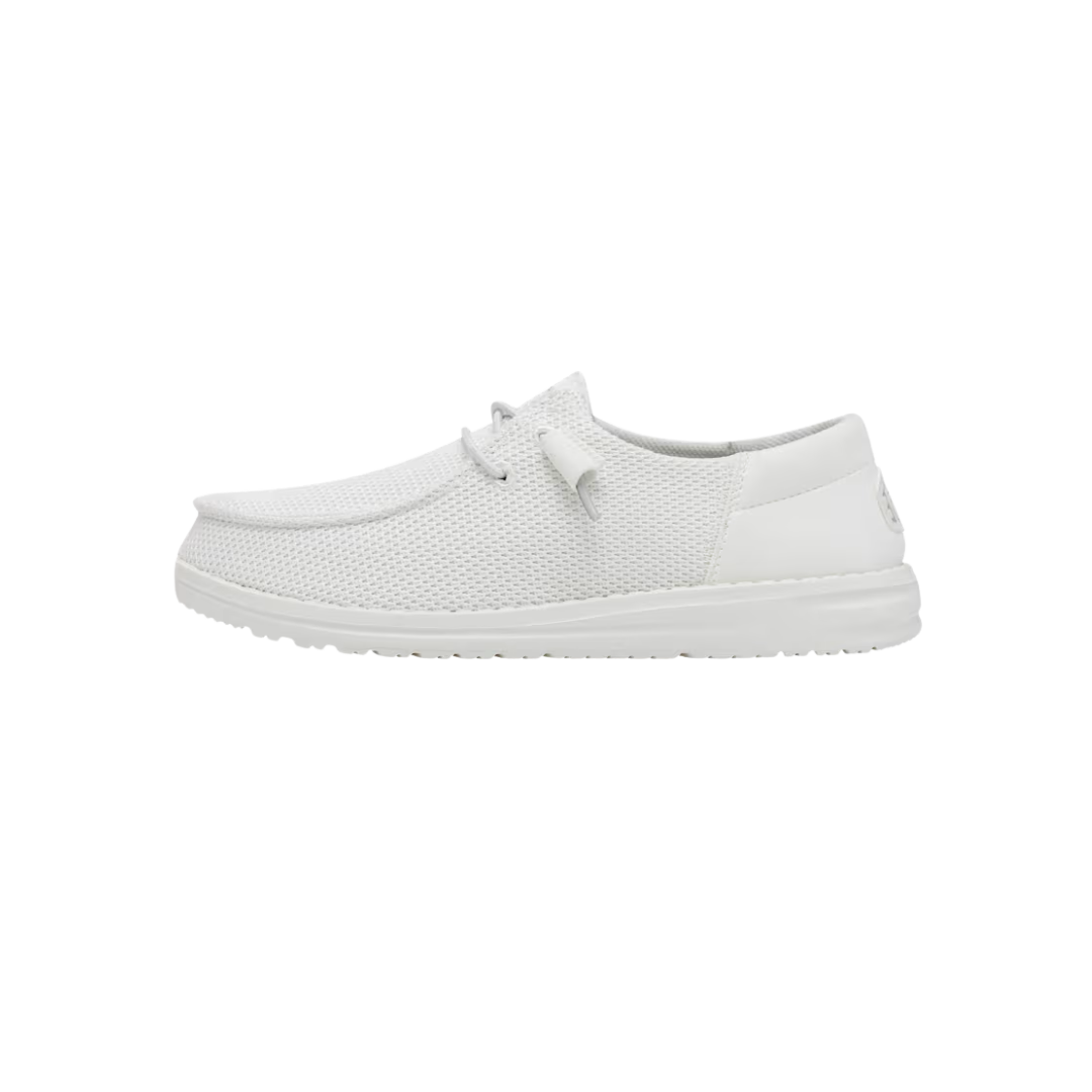 Hey Dude Women's Wendy Funk Mono White Shoes