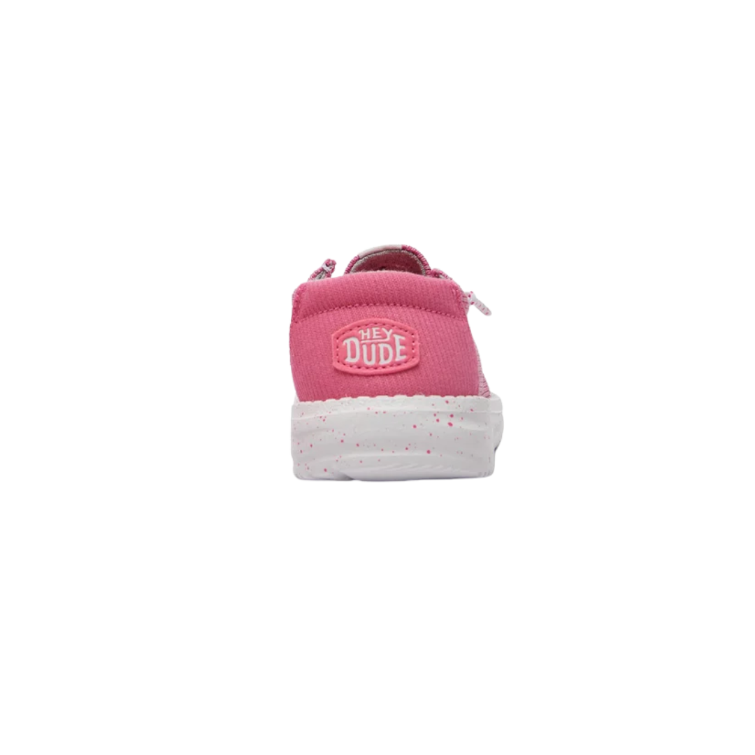 Hey Dude Youth Girl's Wendy Sport Mesh Pink Shoes