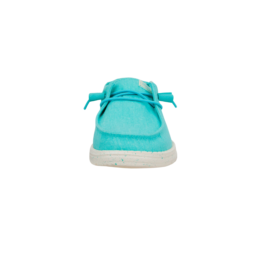Hey Dude Women's Wendy Canvas Turquoise Shoes