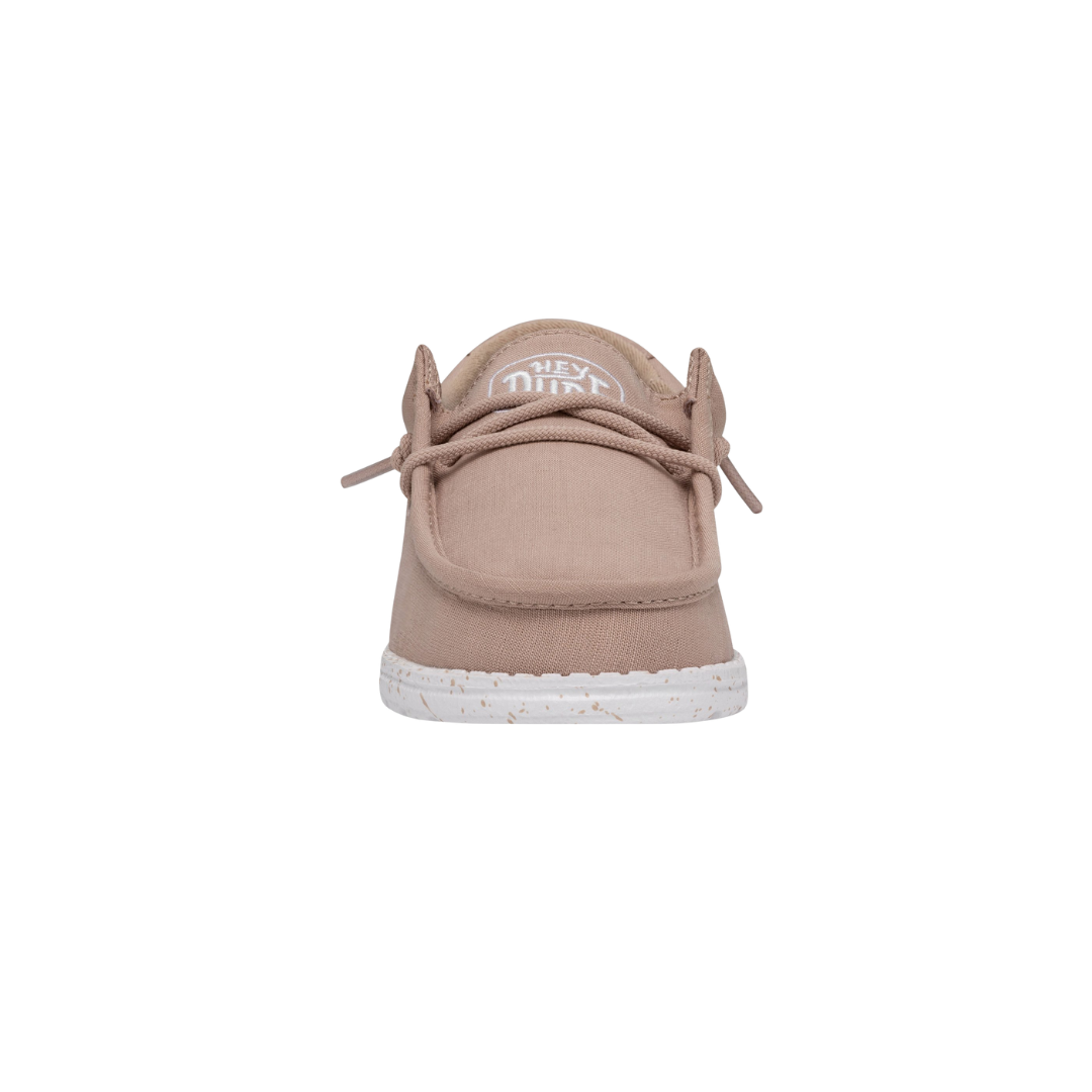 Hey Dude Youth Boy's Wally Canvas Tan Shoes