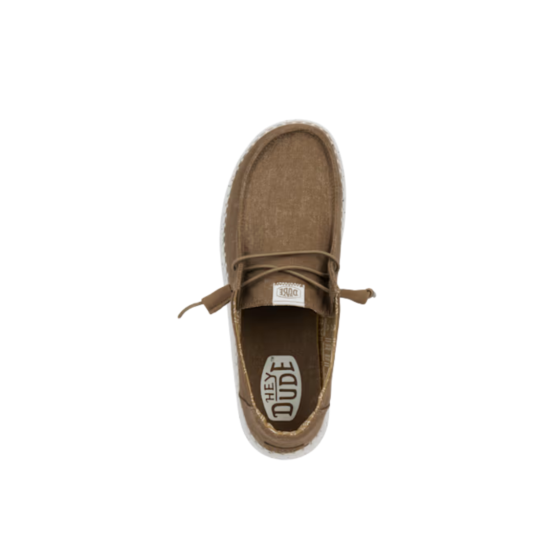 Hey Dude Women's Wendy Canvas Taupe Shoes