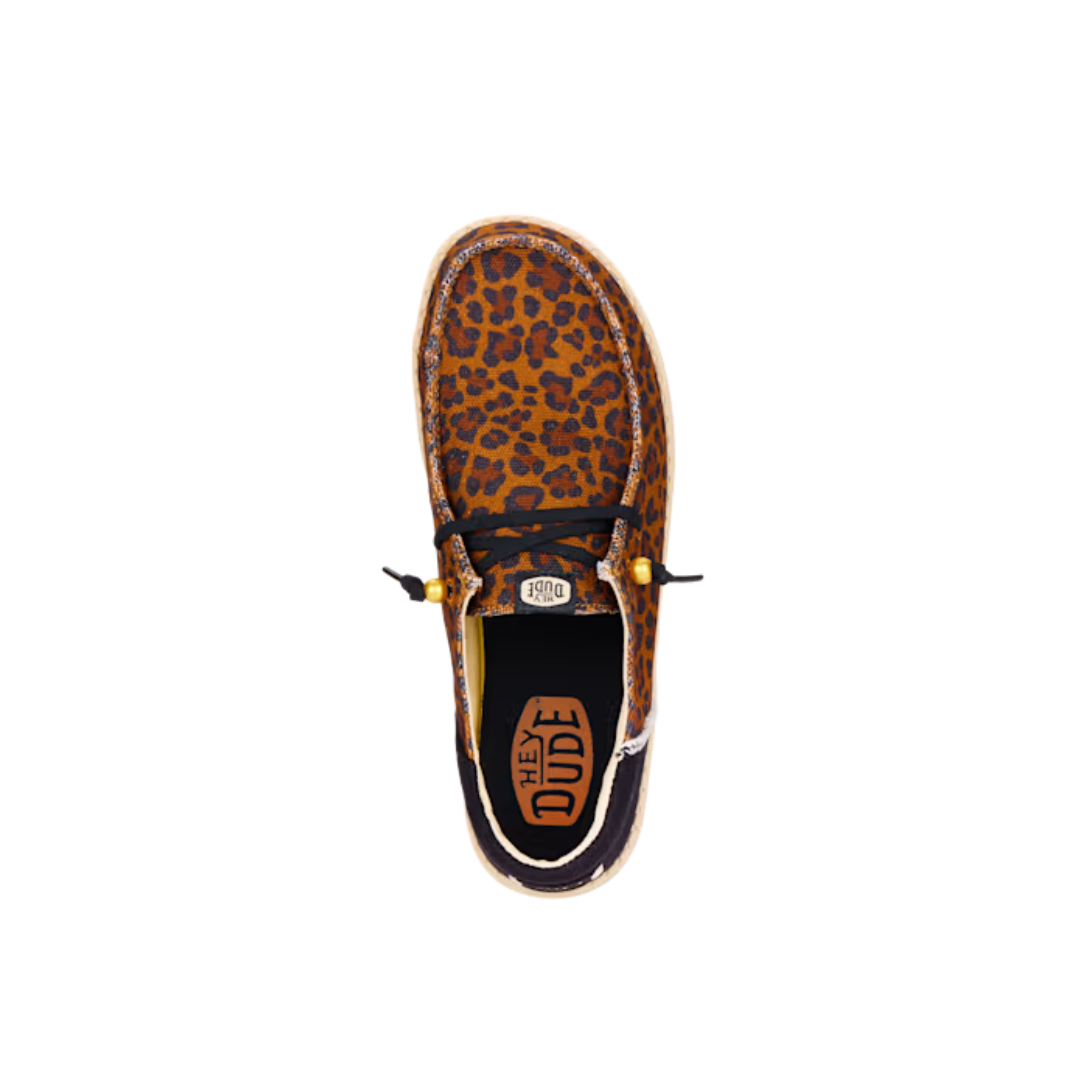 Hey Dude Women's Wendy Funk Animal Brown Shoes