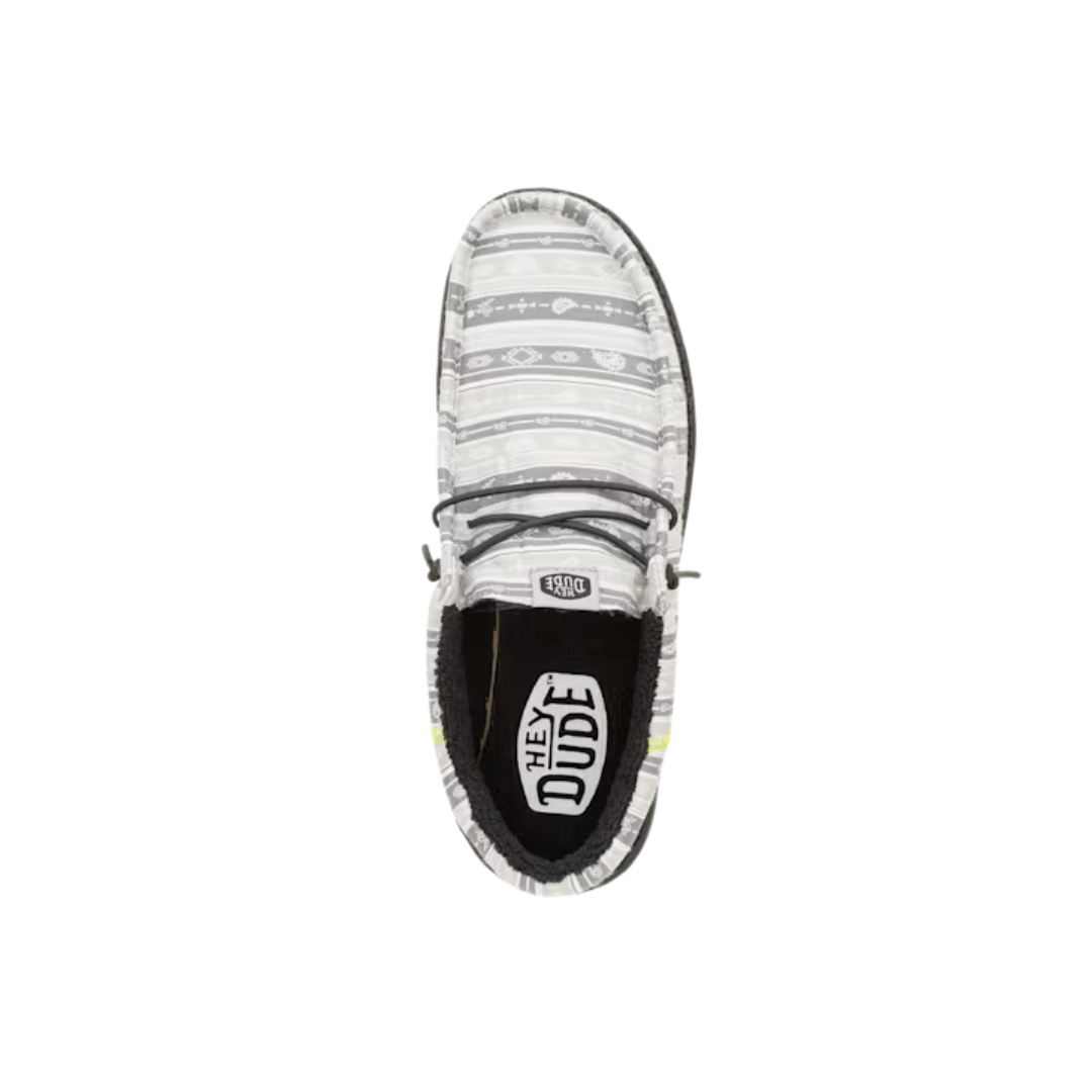 Hey Dude Men's Wally Funk Surf Blanket Grey Shoes