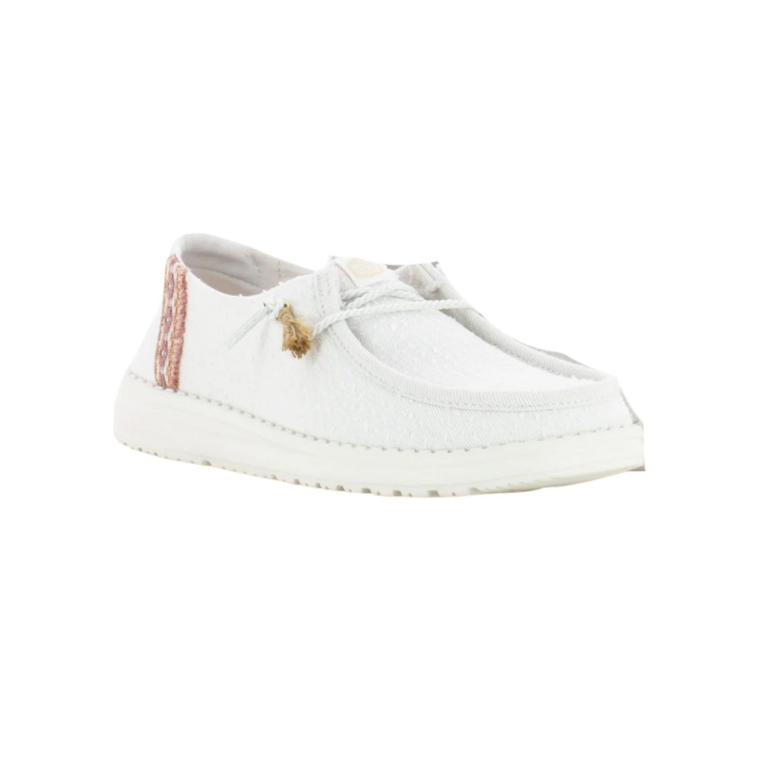 Hey Dude Women's Wendy Perf Egret White Shoes