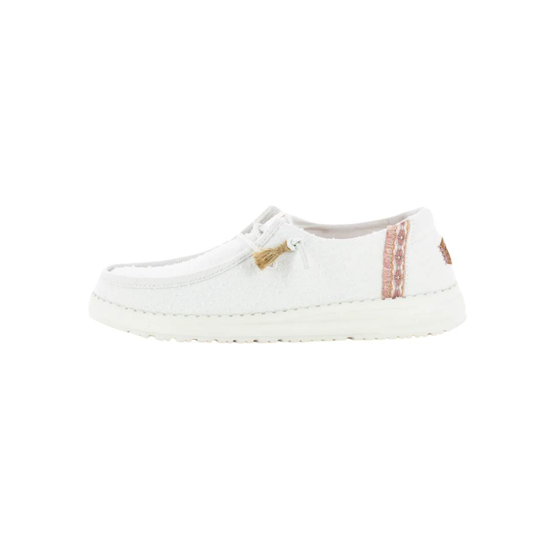 Hey Dude Women's Wendy Perf Egret White Shoes
