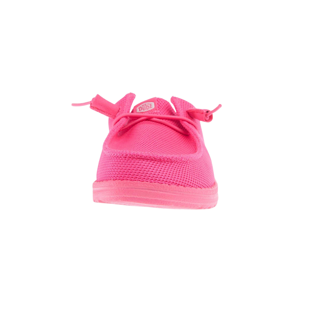 Hey Dude Women's Wendy Slip Mono Electric Pink Slippers