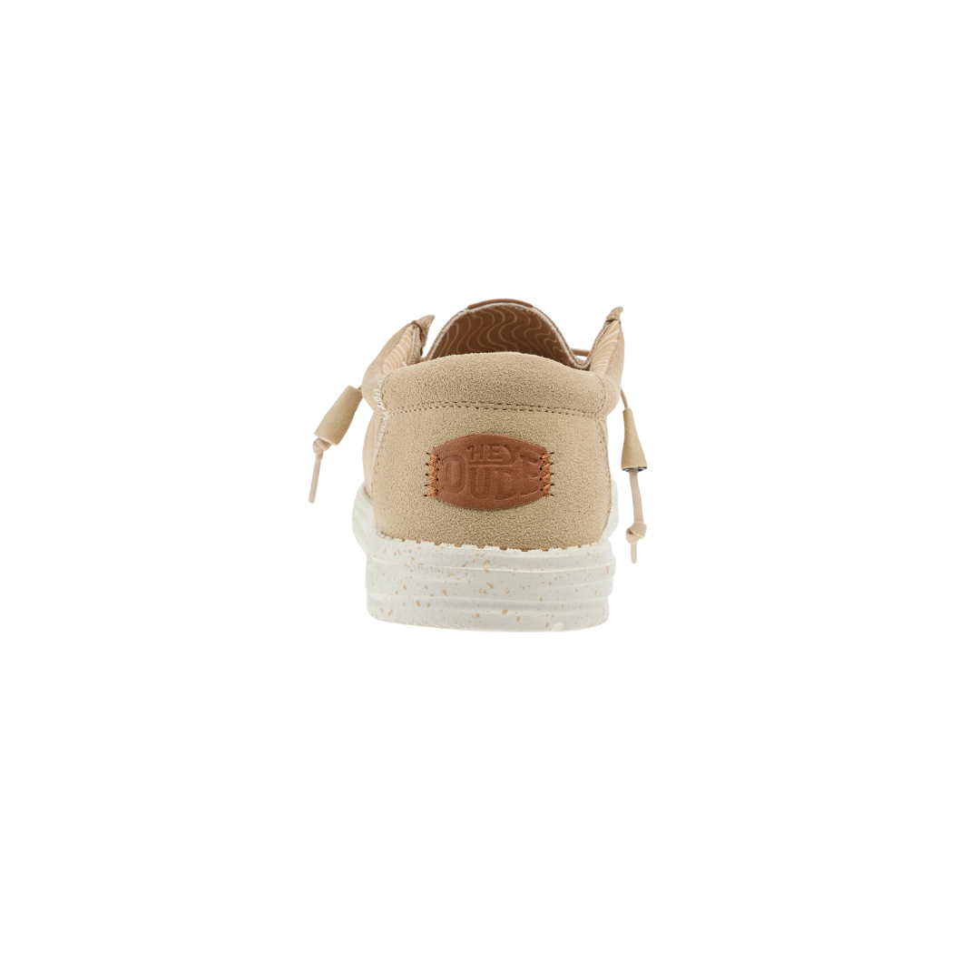 Hey Dude Men's Wally Elevated Basic Khaki Shoes