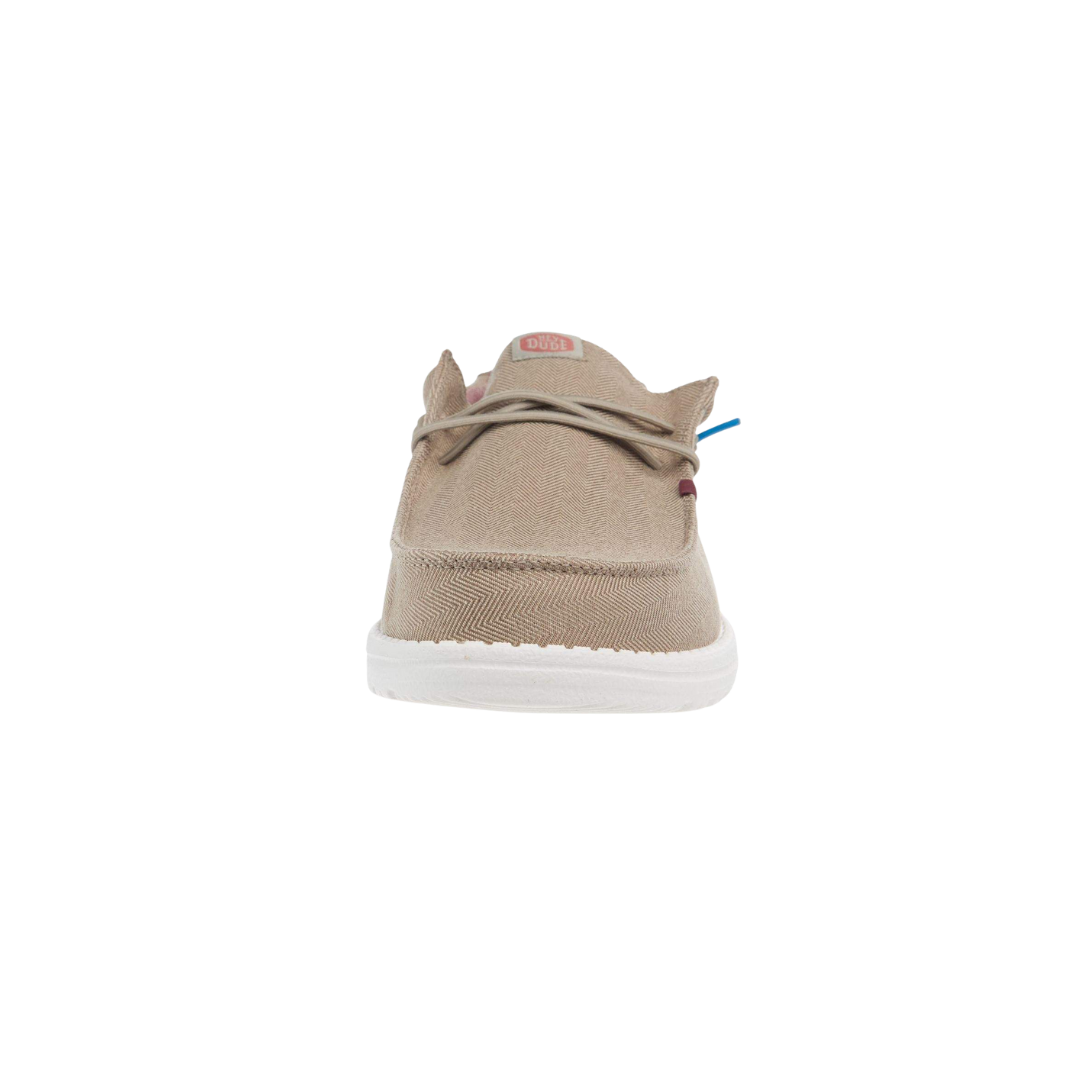 Hey Dude Men's Wally Herringbone Tan Shoes