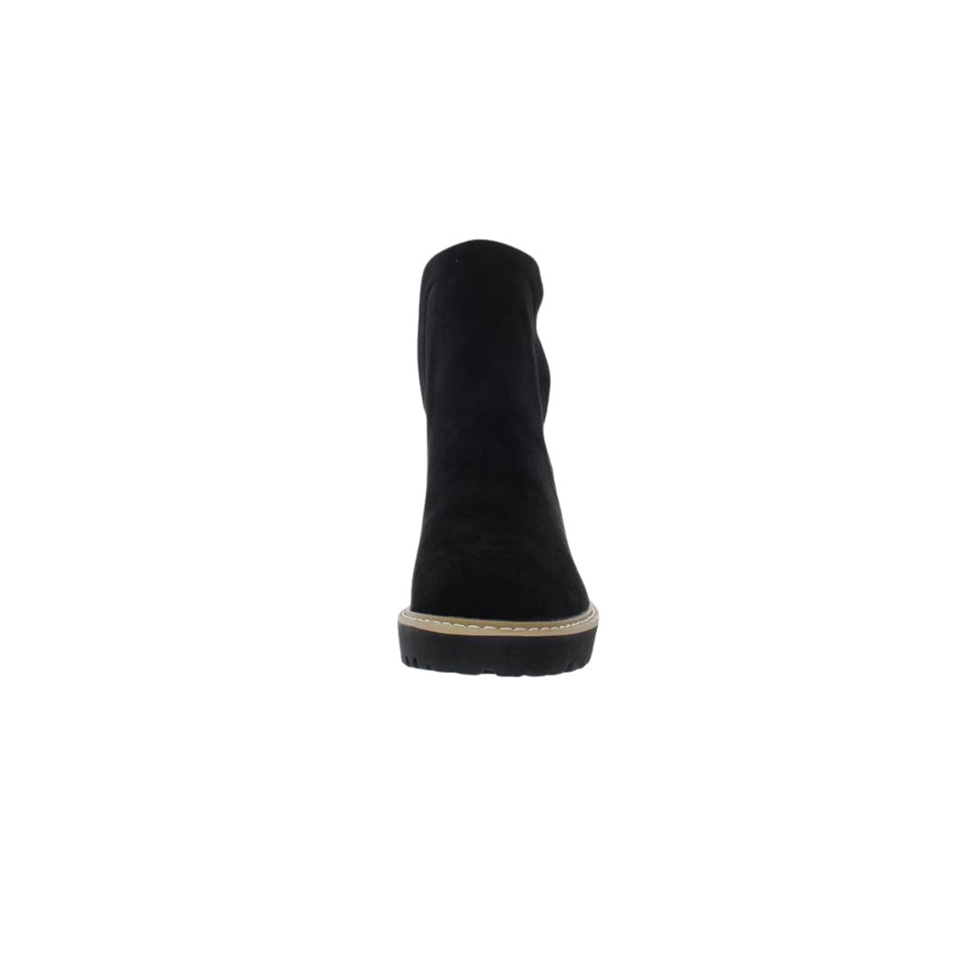 Corkys Women's Footwear Basic Suede Black Bootie
