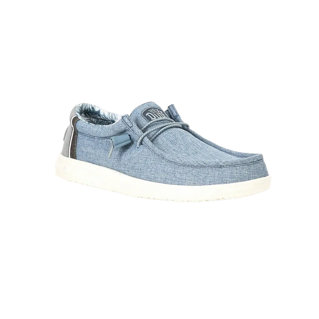 Hey Dude Men's Wally Overcast Grey Shoes