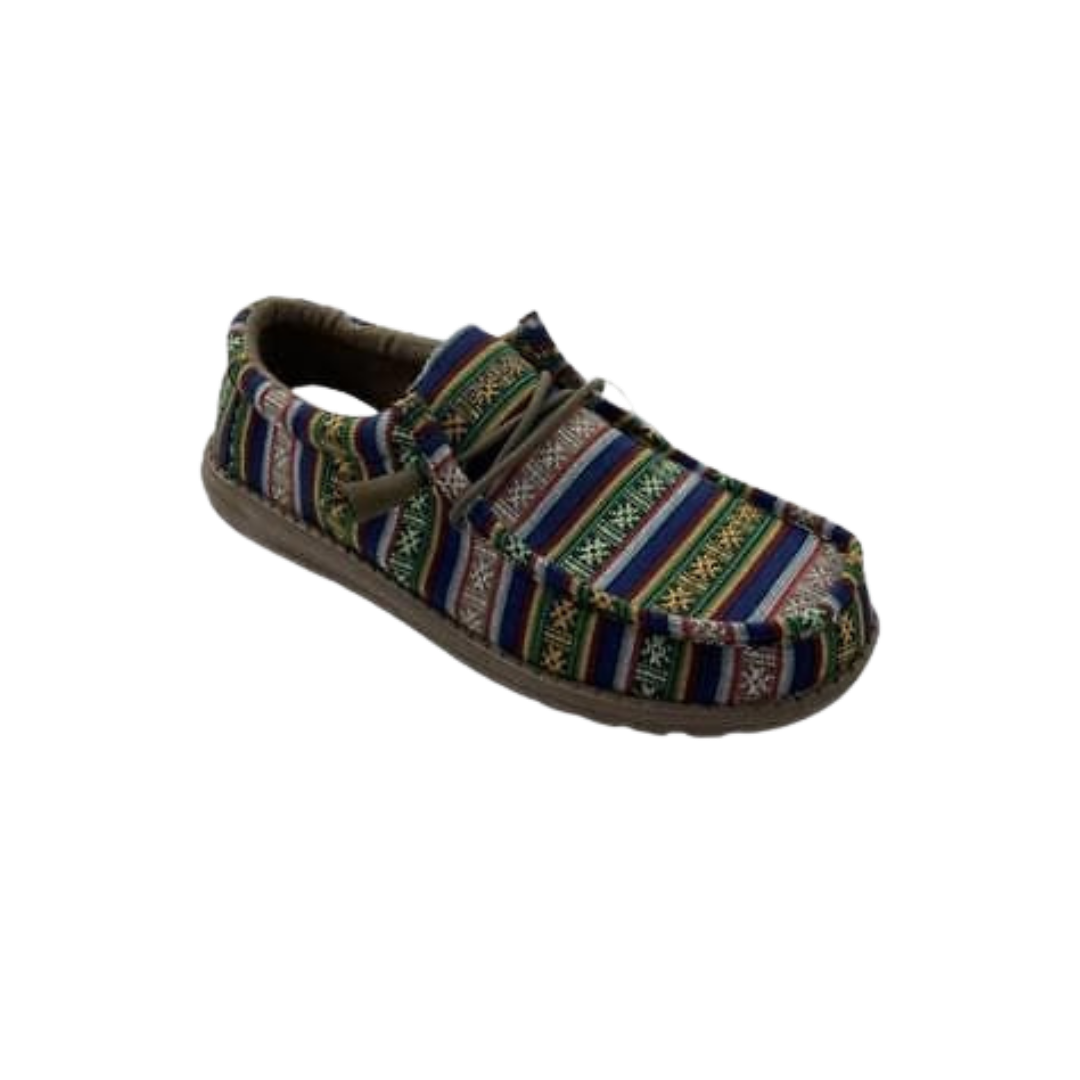 Hey Dude Men's Wally Serape Blue Shoes