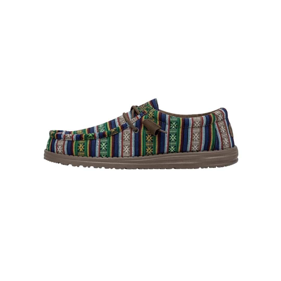 Hey Dude Men's Wally Serape Blue Shoes