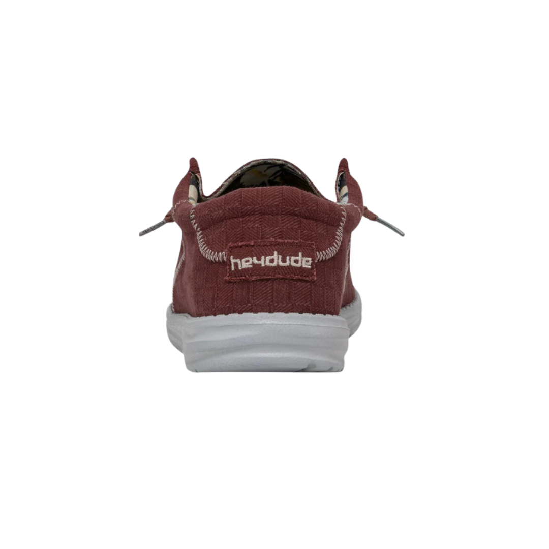 Hey Dude Men's Wally Sox Red Slip On Red Shoes