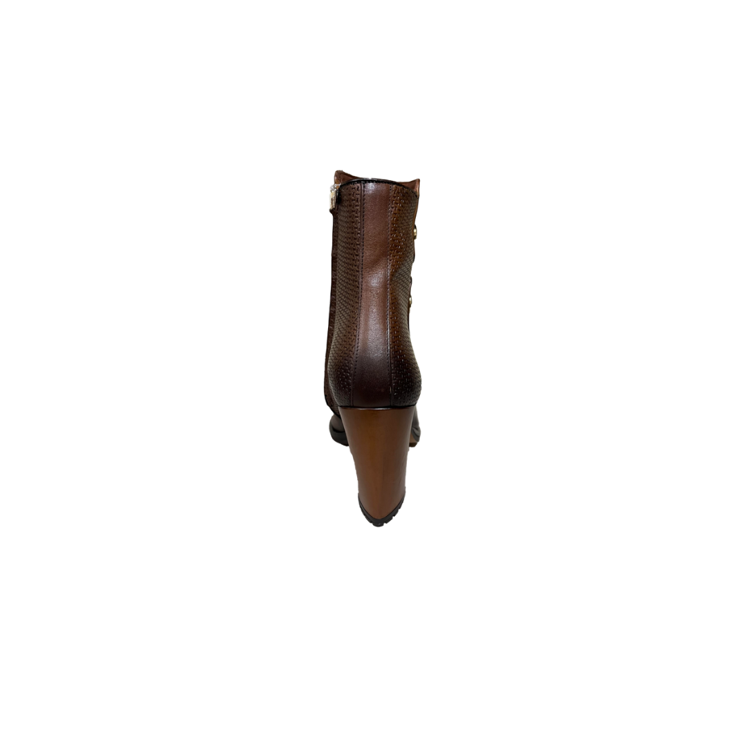 Cuadra Women's Ternera Paris Brown Bootie