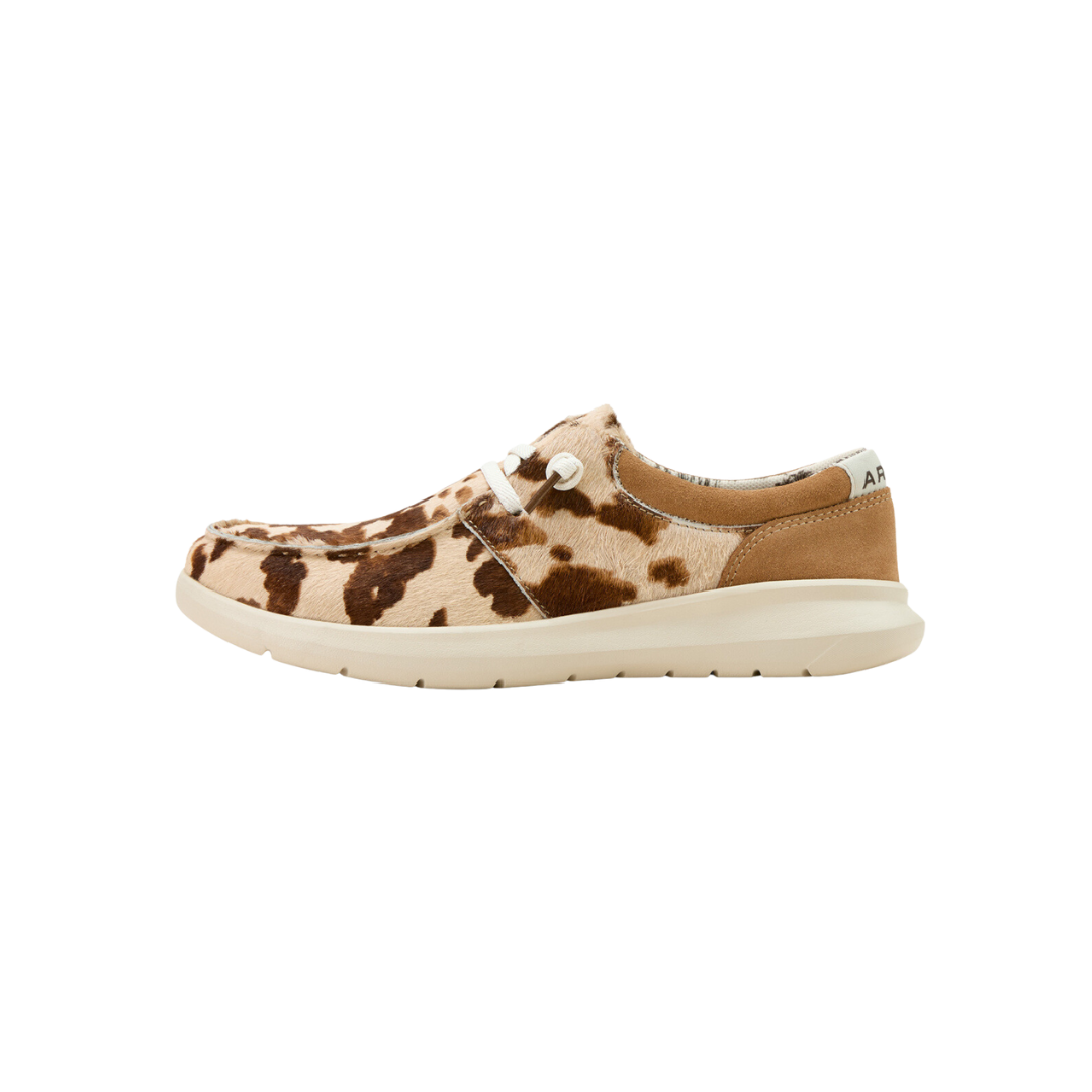 Ariat Women's Hilo Tan White Brindle Hair Shoes