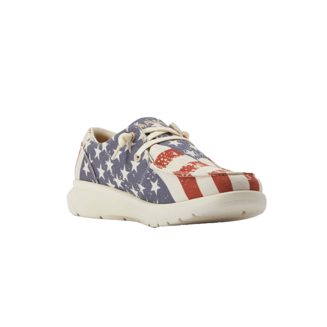 Ariat Youth Boy's Hilo American Flag Casual Multicolor Shoes