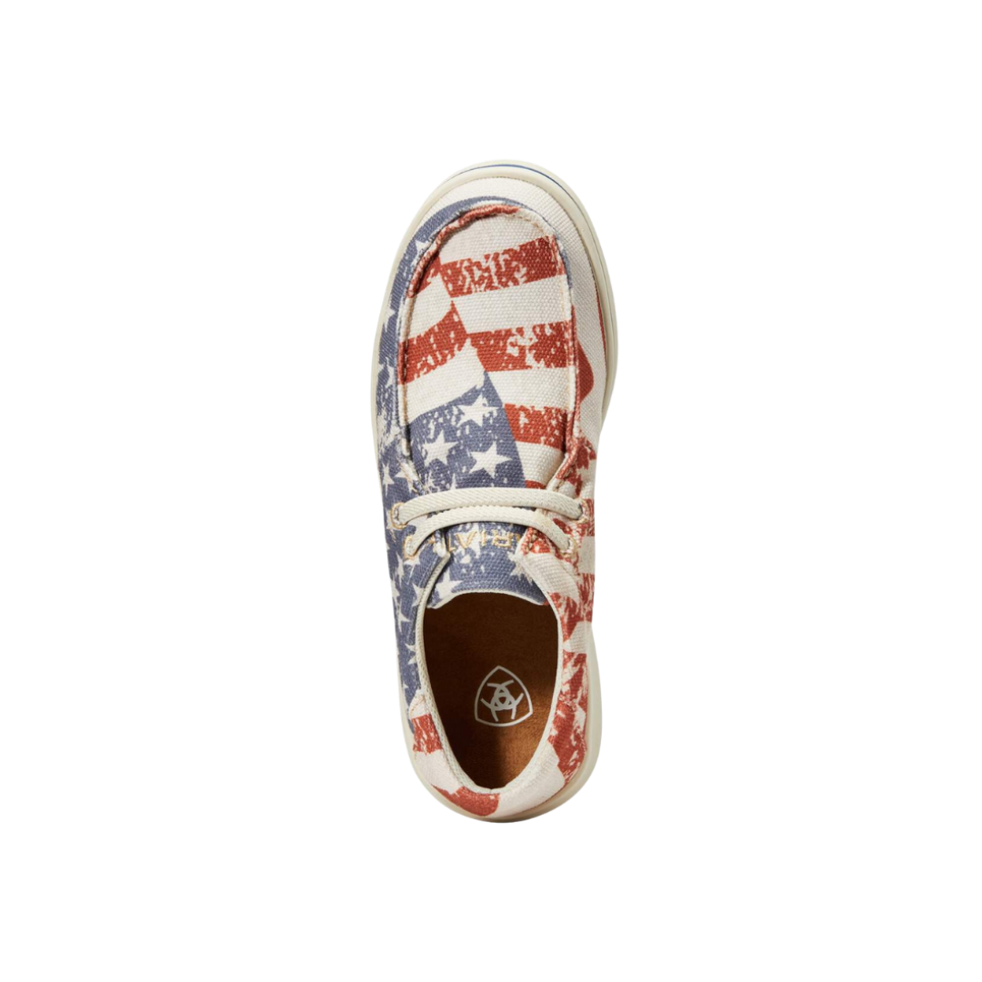 Ariat Youth Boy's Hilo American Flag Casual Multicolor Shoes