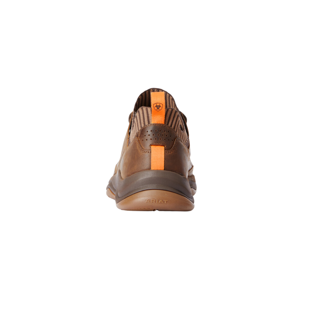Ariat Men's Working Mile Composite Safety Distressed Brown Shoes