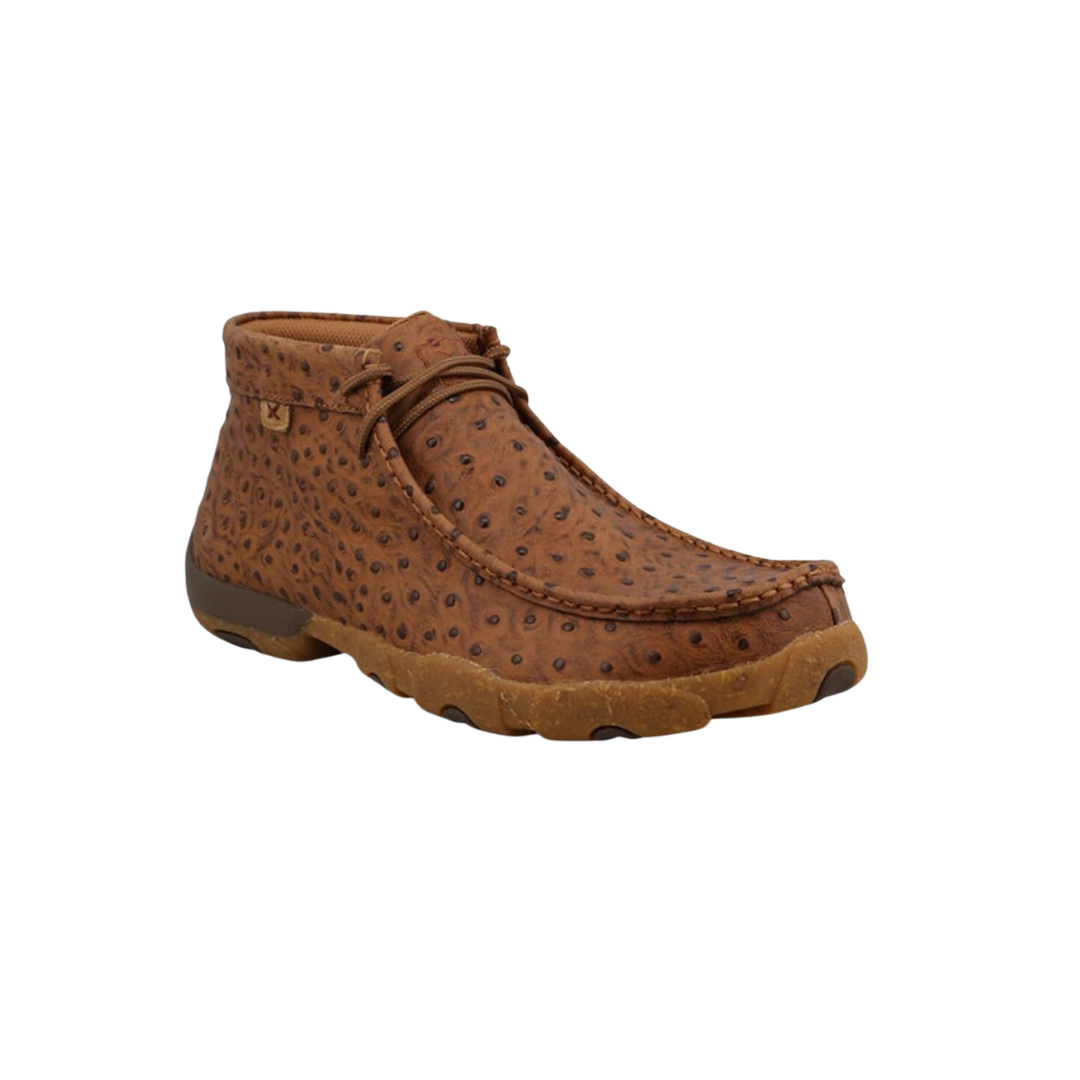 Twisted X Men's Chukka Driving Moc Toe Cognac Shoe