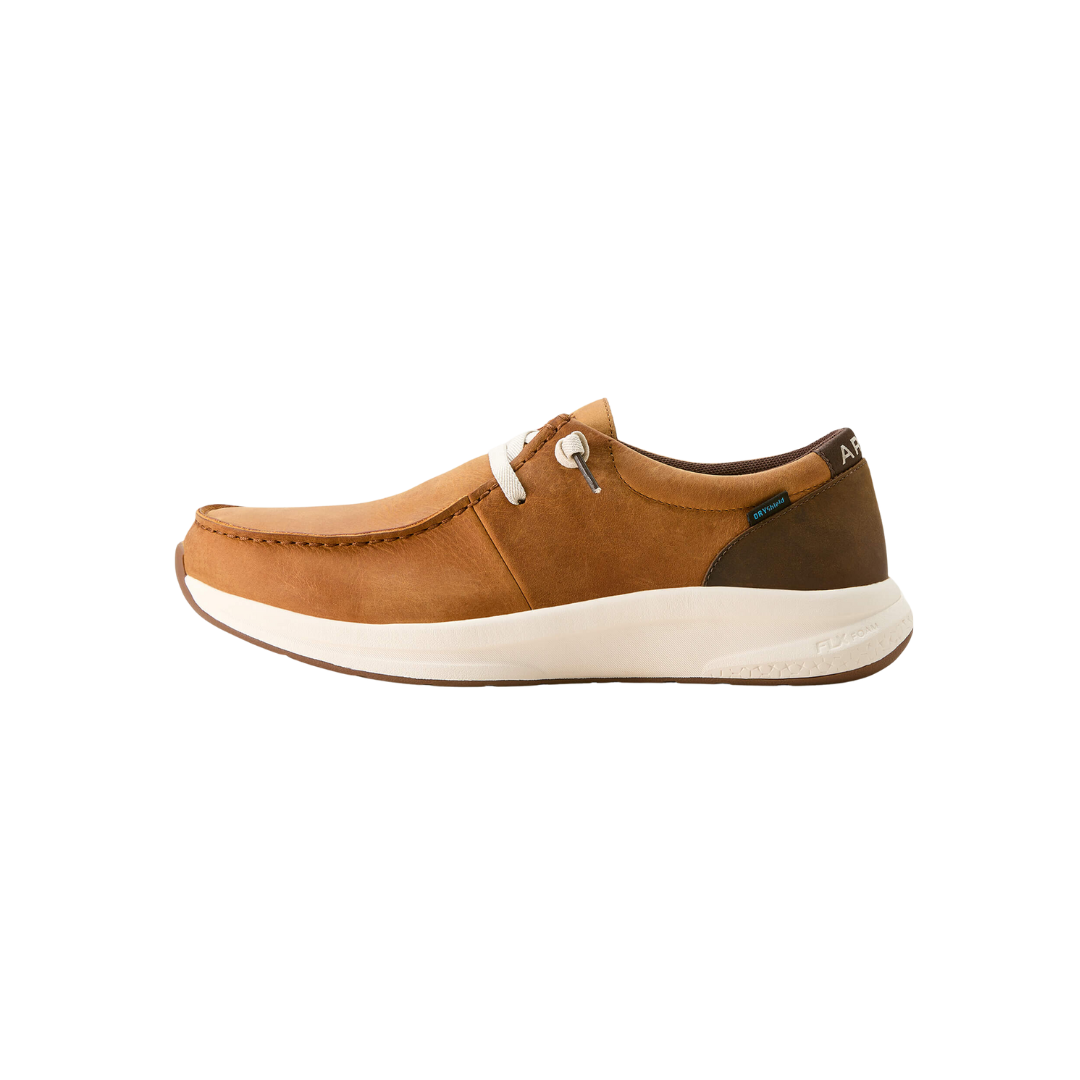 Ariat Men's Buckeye Waterproof Sunset Wheat Dark Coffee Shoe
